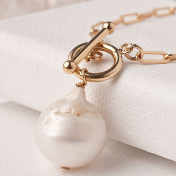 Chunky Keshi Pearl Necklace