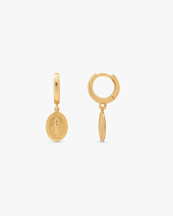 Amelie Miraculous Mary Hoop Earrings