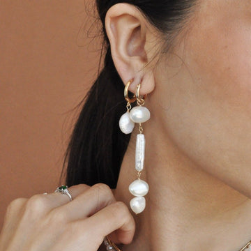 Statement Drop & Dangle Pearl Earrings