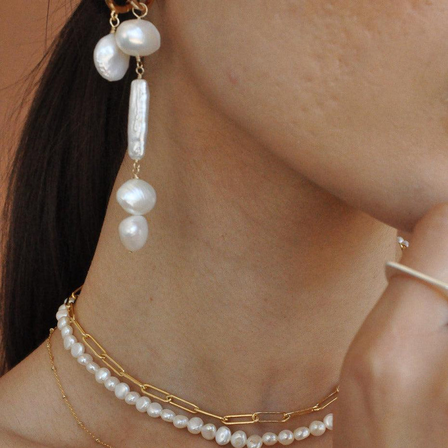 Statement Drop & Dangle Pearl Earrings