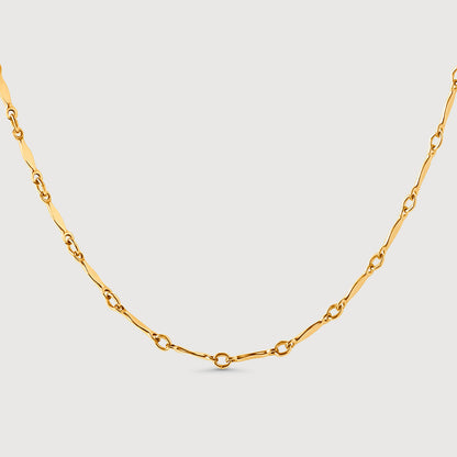 Flat Bar Layering Chain Necklace