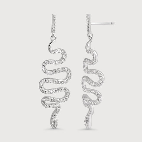 Snake Drop Earrings