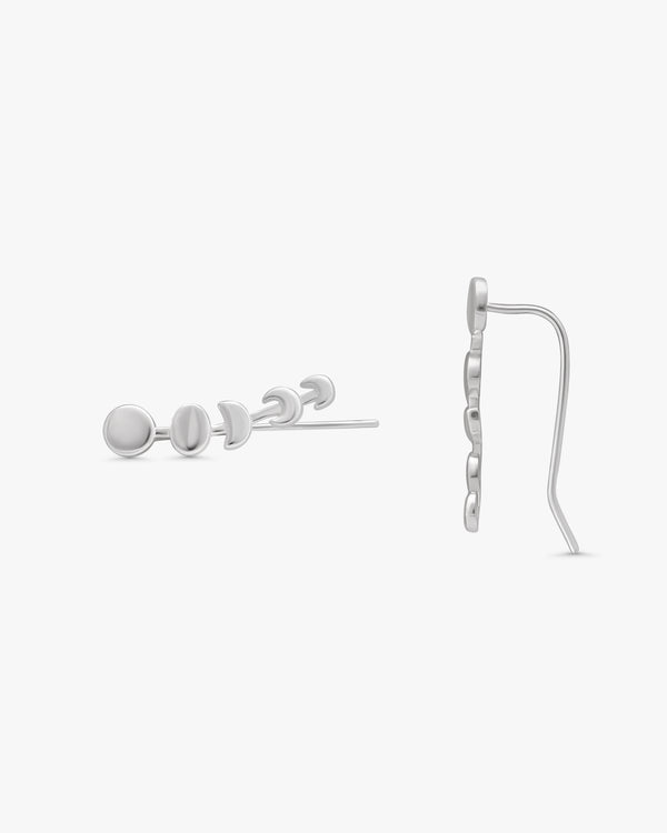 Faye Moon Climber Earrings
