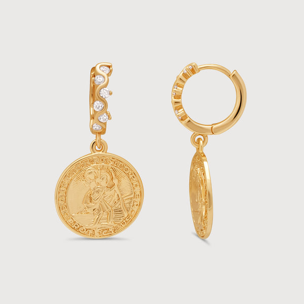 Saint Christopher Earrings