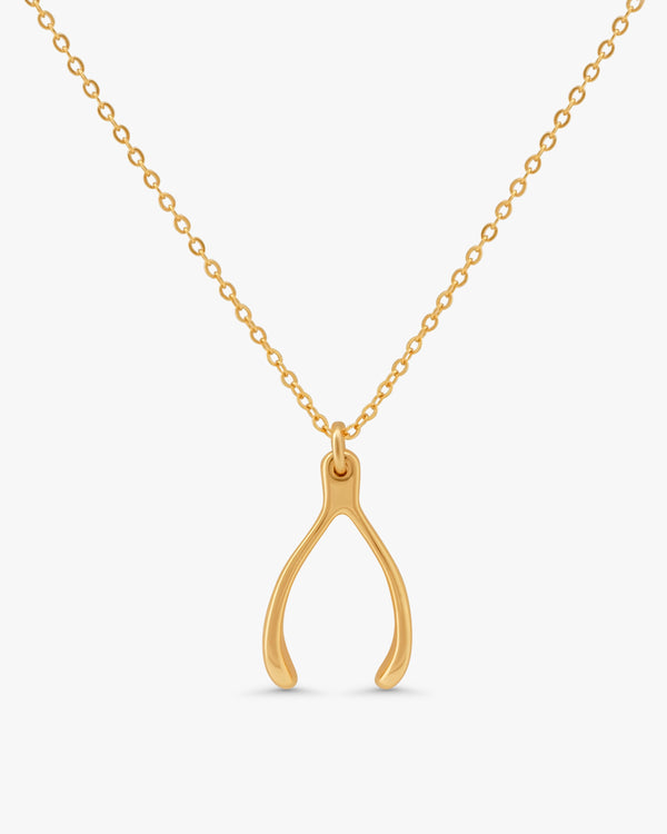 Lykke Lucky Wishbone Necklace