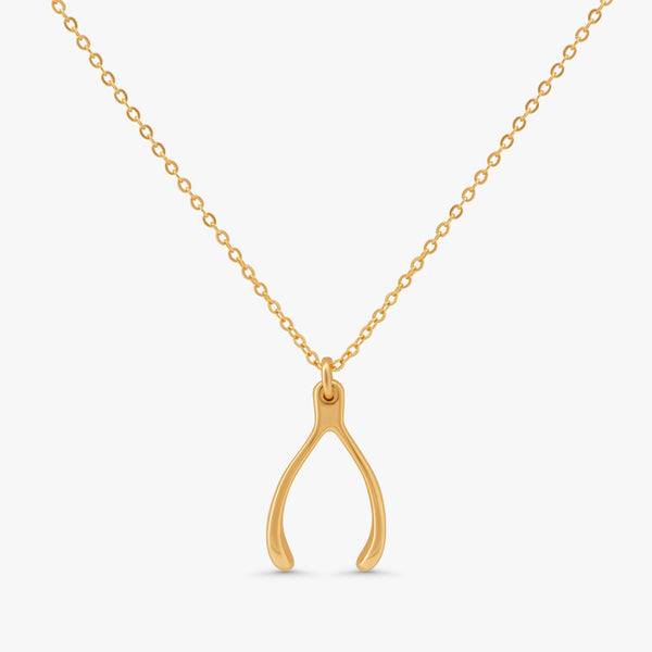 Lykke Lucky Wishbone Necklace