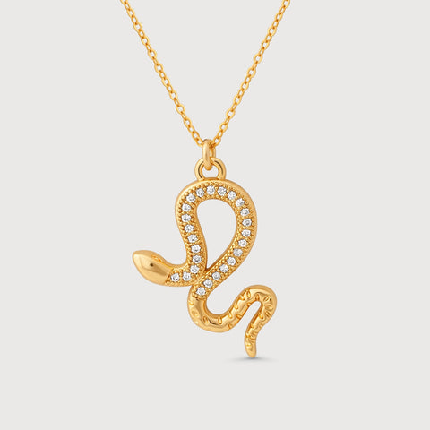 Gold Snake Necklace