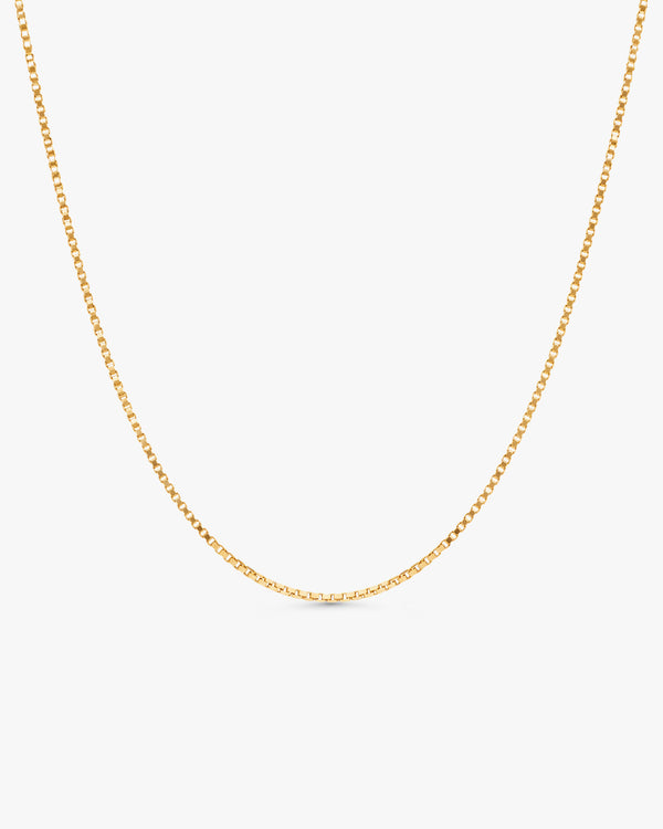 Solveig Box Chain Choker Necklace