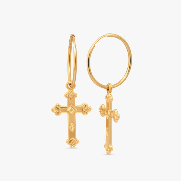 Haven Cross Earrings