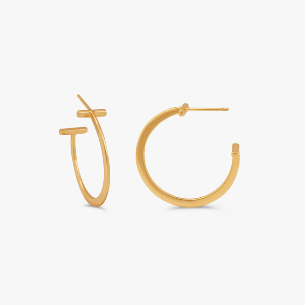 Avel Downtown Edge Hoop Earrings