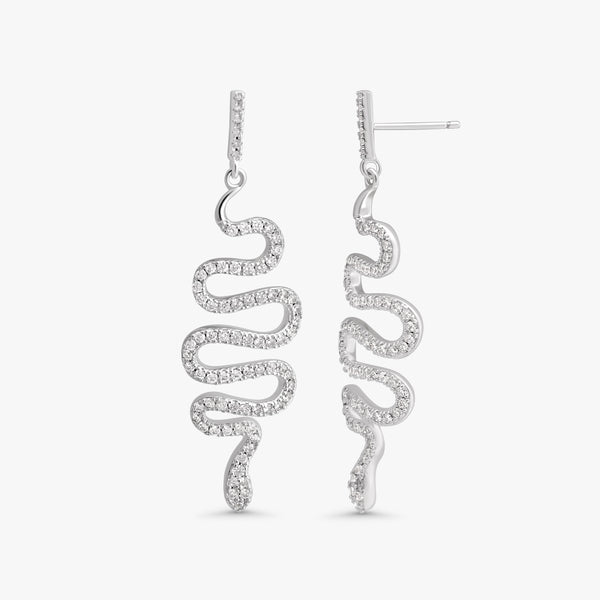 Vivia Snake Earrings