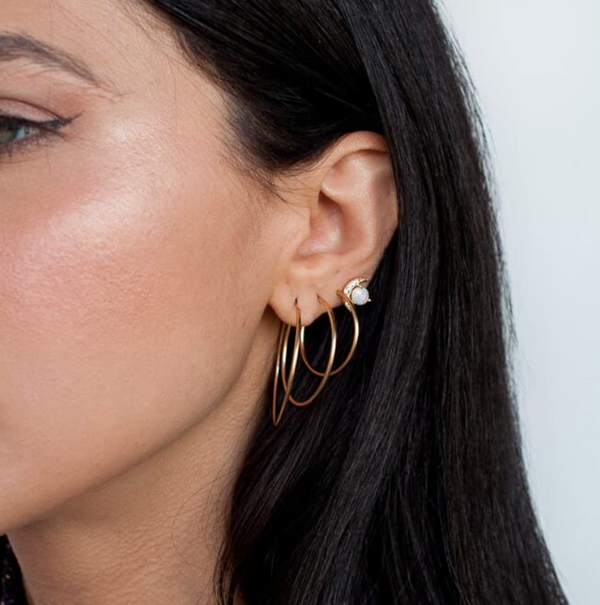 Sleeper Hoop Earrings