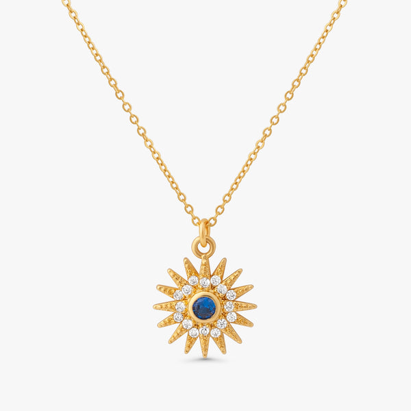 Sunniva Sun Ray & Starburst Necklace