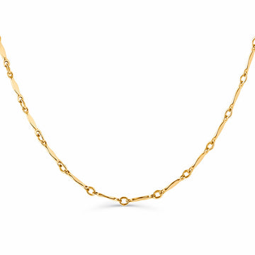 Flat Bar Layering Chain Necklace