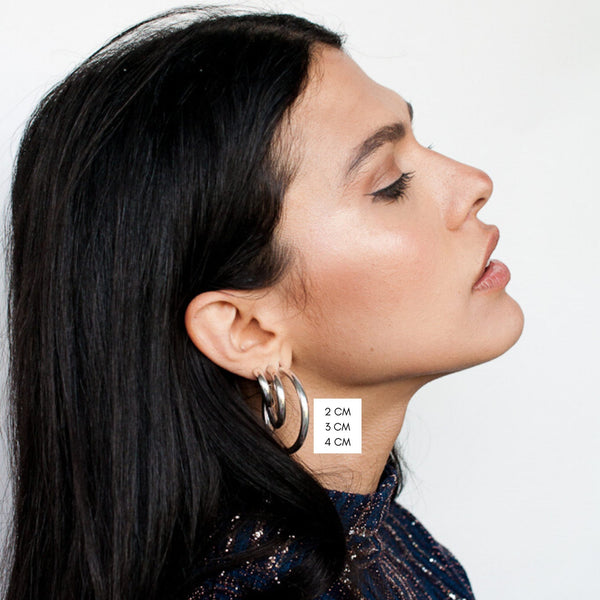 Chunky Hoop Earrings