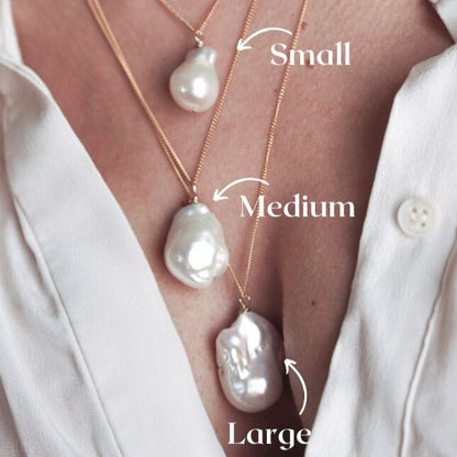 Ella Baroque Pearl Necklace