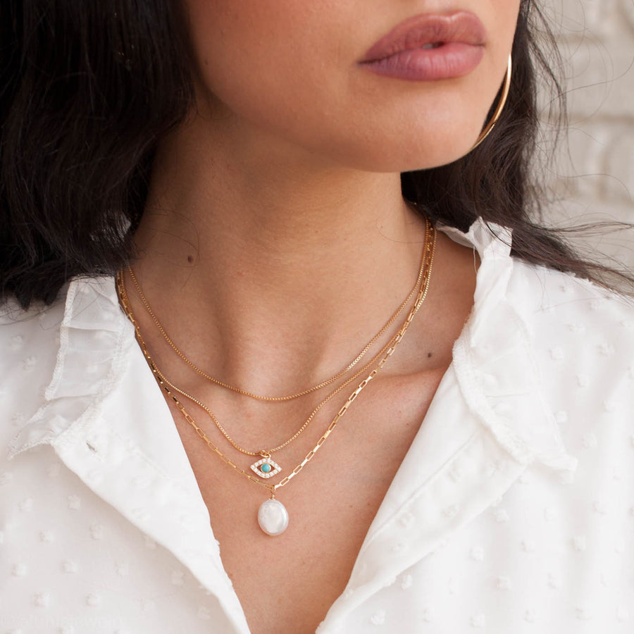 Mini Evil Eye Necklace
