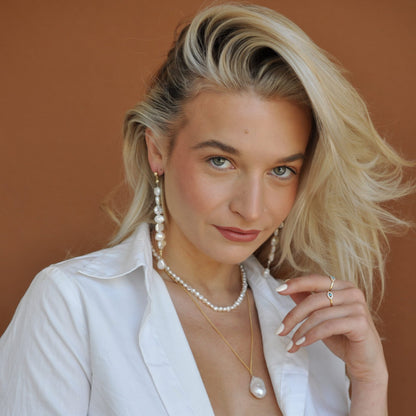 Ella Baroque Pearl Necklace